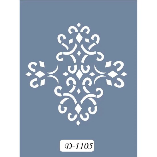 D1105 Fayans Model D Serisi Stencil 15x20cm
