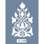 D1106 Göbek Model D Serisi Stencil 15x20cm