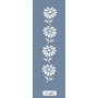 U03 Papatya Bordür Stencil 13x57cm