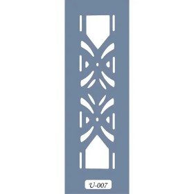 U07 Geometrik Bordür Stencil 13x57cm