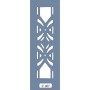 U07 Geometrik Bordür Stencil 13x57cm