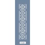 U11 Floral Bordür Stencil 13x57cm