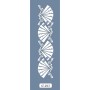 U13 Yelpaze Bordür Stencil 13x57cm