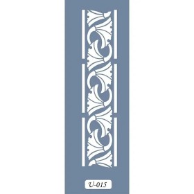 U15 Geometrik Bordür Stencil 13x57cm