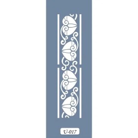 U17 Geometrik Bordür Stencil 13x57cm