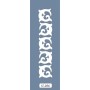 U36 Dekoratif Bordür Stencil 13x57cm