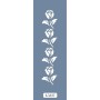 U37 Floral Bordür Stencil 13x57cm