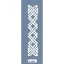 U40 Geometrik Bordür Stencil 13x57cm