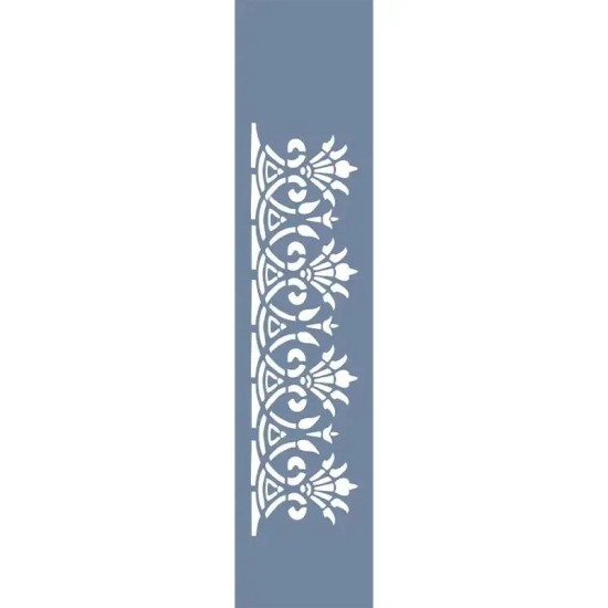 U46 Dekoratif Bordür Stencil 13x57cm