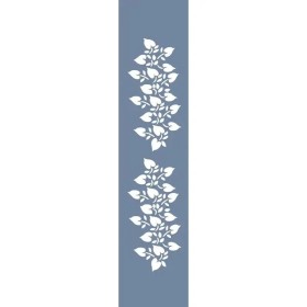 U57 Floral Bordür Stencil 13x57cm