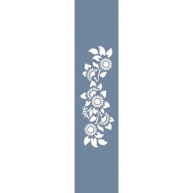 U63 Floral Bordür Stencil 13x57cm