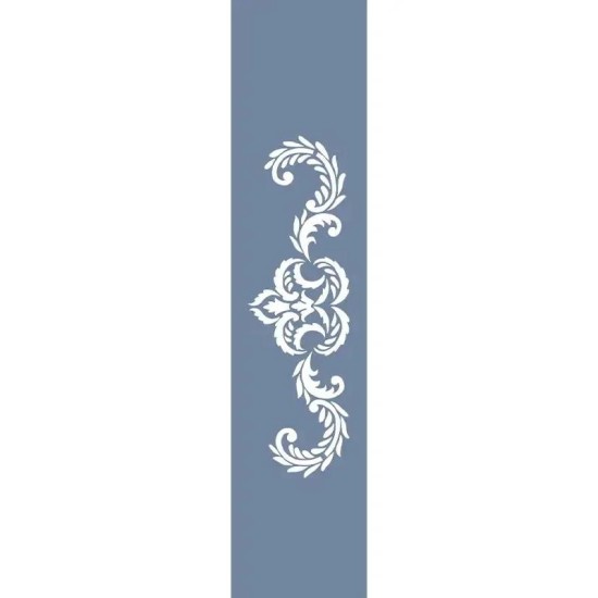 U65 Barok Bordür Stencil 13x57cm