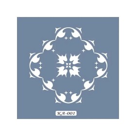 KA01 Geometrik Fayans Desen Stencil 22x22cm