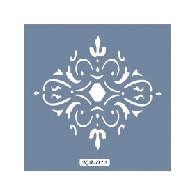 KA13 Geometrik Fayans Desen Stencil 22x22cm