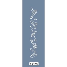 KU13 Müzik KU Serisi Stencil 7x36cm