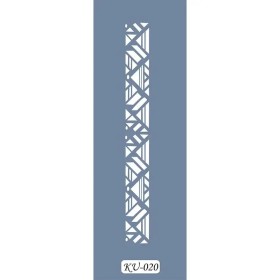 KU20 Geometrik KU Serisi Stencil 7x36cm