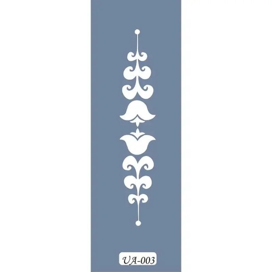 UA03 Simetrik UA Seri Stencil 10x25cm