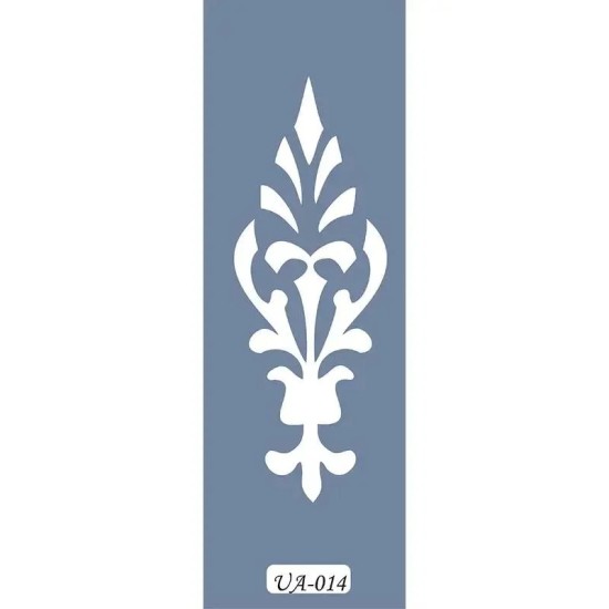 UA14 Damask UA Seri Stencil 10x25cm