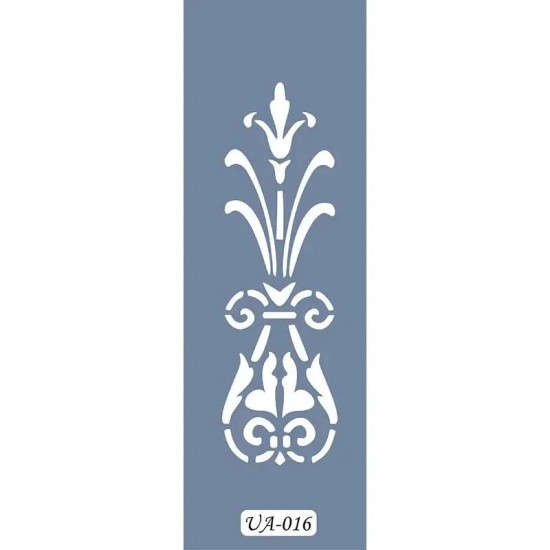 UA16 Barok UA Seri Stencil 10x25cm
