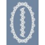 DS15 Oval Dantel Model Stencil 25x35cm