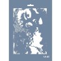 MA05 Mix Media Soyut Desen Stencil 21x29cm