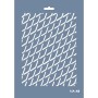MA40 Mix Media Geometrik Desen Stencil 21x29cm