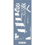 MU15 Mix Media Geometrik Desen Stencil