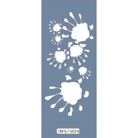 MU24 Mix Media Leke Stencil