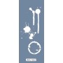 MU27 Mix Media Damla Stencil