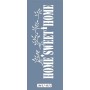 MU51 Mix Media Home Sweet Home Stencil