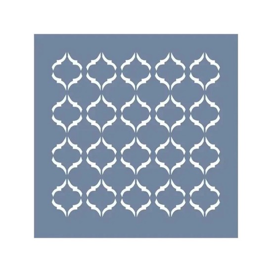 EHD03 Fayans Model Geometrik Desen Stencil 20x20 cm