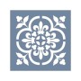 EHD08 Fayans Model Floral Desen Stencil 25x25 cm