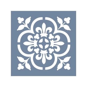EHD08 Fayans Model Floral Desen Stencil 40x40 cm
