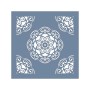 EHD14 Fayans Model Geometrik Mandala Stencil 20x20 cm