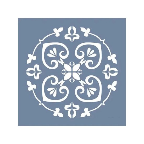 EHD18 Fayans Model Floral Desen Stencil 30x30 cm