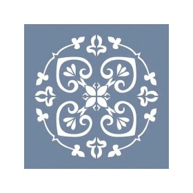 EHD18 Fayans Model Floral Desen Stencil 40x40 cm