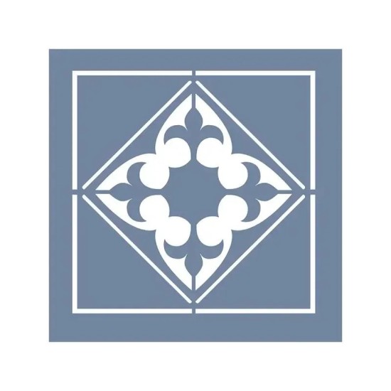 EHD21 Fayans Model Geometrik Desen Stencil 30x30 cm