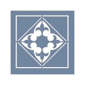 EHD21 Fayans Model Geometrik Desen Stencil 45x45 cm