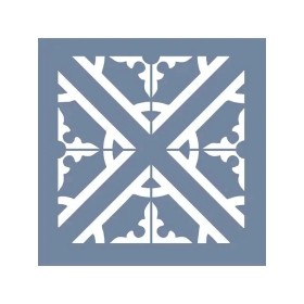 EHD25 Fayans Model Geometrik Desen Stencil 33x33 cm