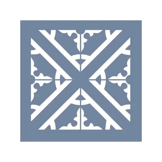 EHD25 Fayans Model Geometrik Desen Stencil 33x33 cm
