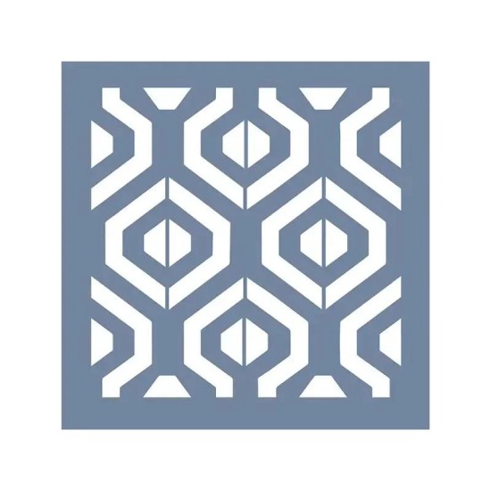 EHD36 Fayans Model Geometrik Stencil 30x30 cm