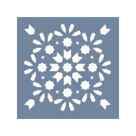EHD37 Fayans Model Geometrik Desen Stencil 30x30 cm