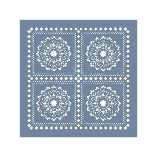 EHD56 Dekoratif Model Stencil 33x33 cm