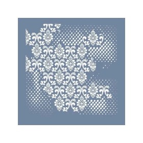 GCS007 Kolaj Model Grunge Duvar Stencil 45x45cm