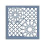 GCS010 Kolaj Model Grunge Duvar Stencil 45x45cm
