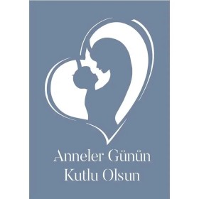 AG08 Anneler Günü Model Stencil Serisi 21x30cm