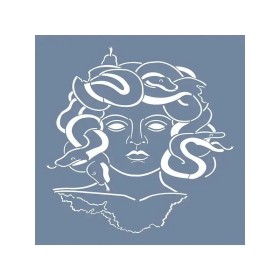EHAN09 Medusa Desen Stencil 45x45cm