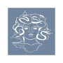 EHAN09 Medusa Desen Stencil 45x45cm
