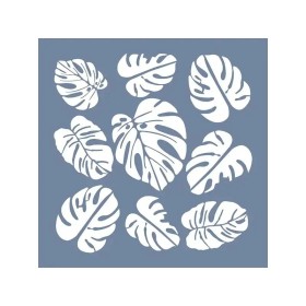 EHB01 Yaprak Desen Stencil 45x45cm