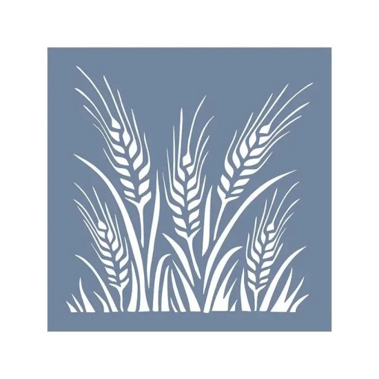 EHB03 Başak Desen Stencil 25x25cm